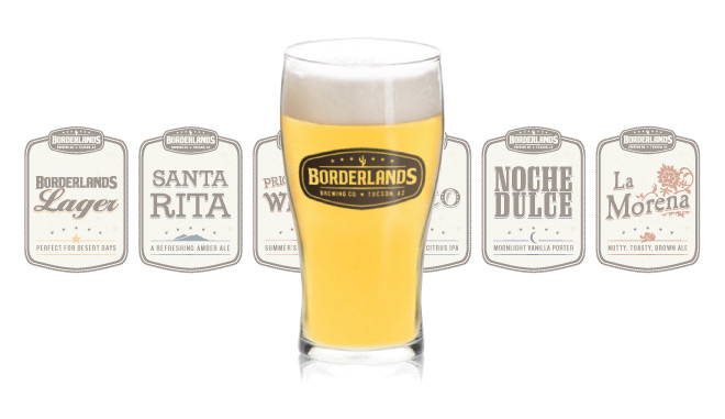 Borderlands Brewing Company Logo Design by The North State